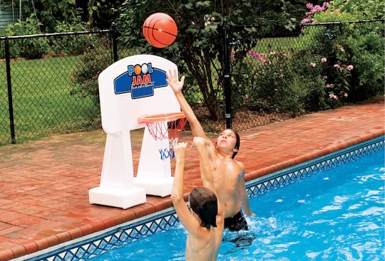 Swim Central 20ft. Pool Jam Basketball & Volleyball Swimming Pool Water Sports Combo Game